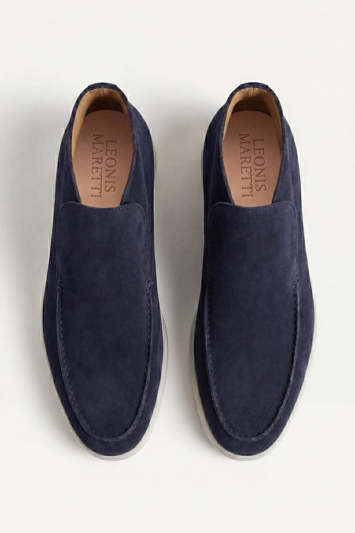Arzano High Top Loafer Navy