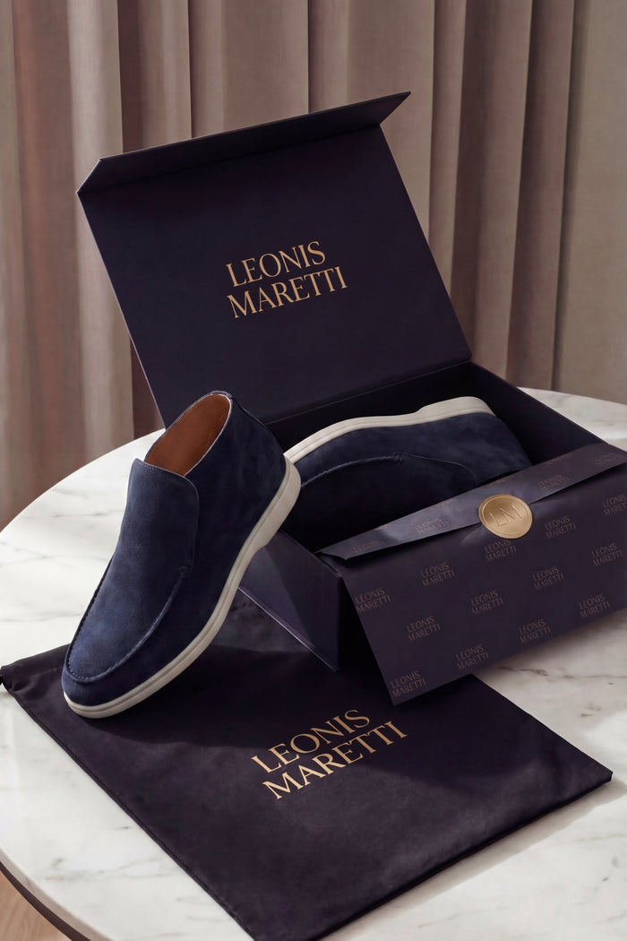 Arzano High Top Loafer Navy