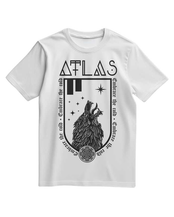 ATLAS - Wolf White T-Shirt