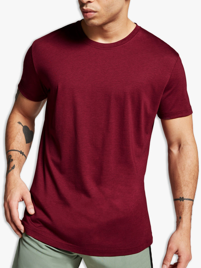 The Actor T-Shirt – Burgundy - Bascora