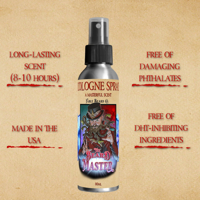 Beard Master - Cologne - Aged Leather, Killer Bee Honey, Cursed Apple Trees