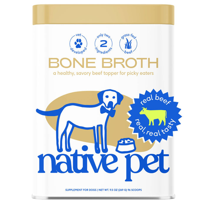 Beef Bone Broth Powder, Grain-Free Food Topper: Large