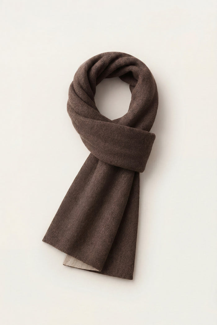 Belluno Reversible Scarf Mocha