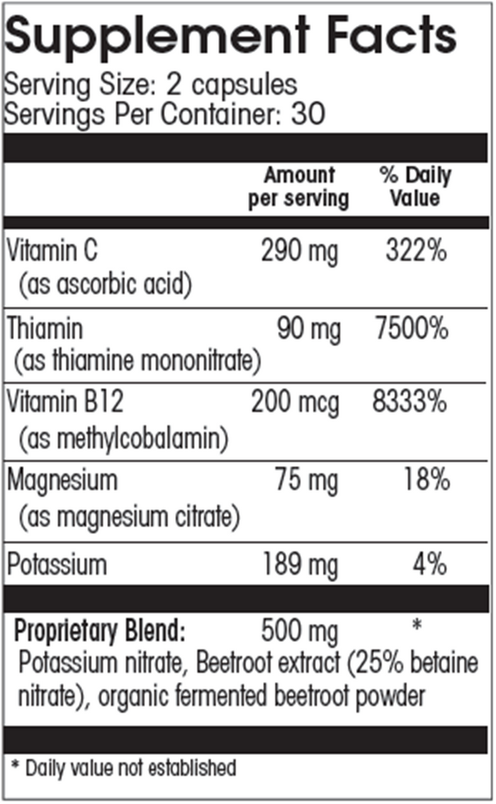 Berkeley Life Professional Nitric Oxide Support, 60 caps
