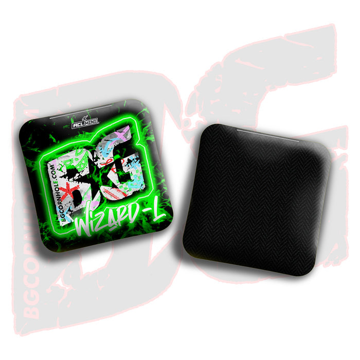 BG Wizard L 4" Mini Cornhole Bags - “Vapor Vandal” - Set of 4 Bags