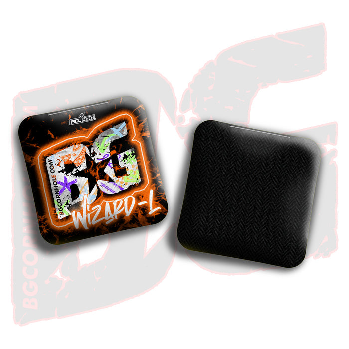 BG Wizard L 4" Mini Cornhole Bags - “Vapor Vandal” - Set of 4 Bags