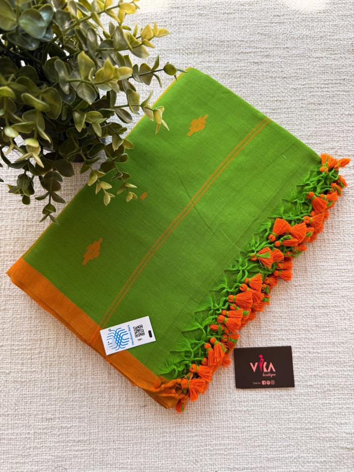 Bhutta weaving handloom cotton saree