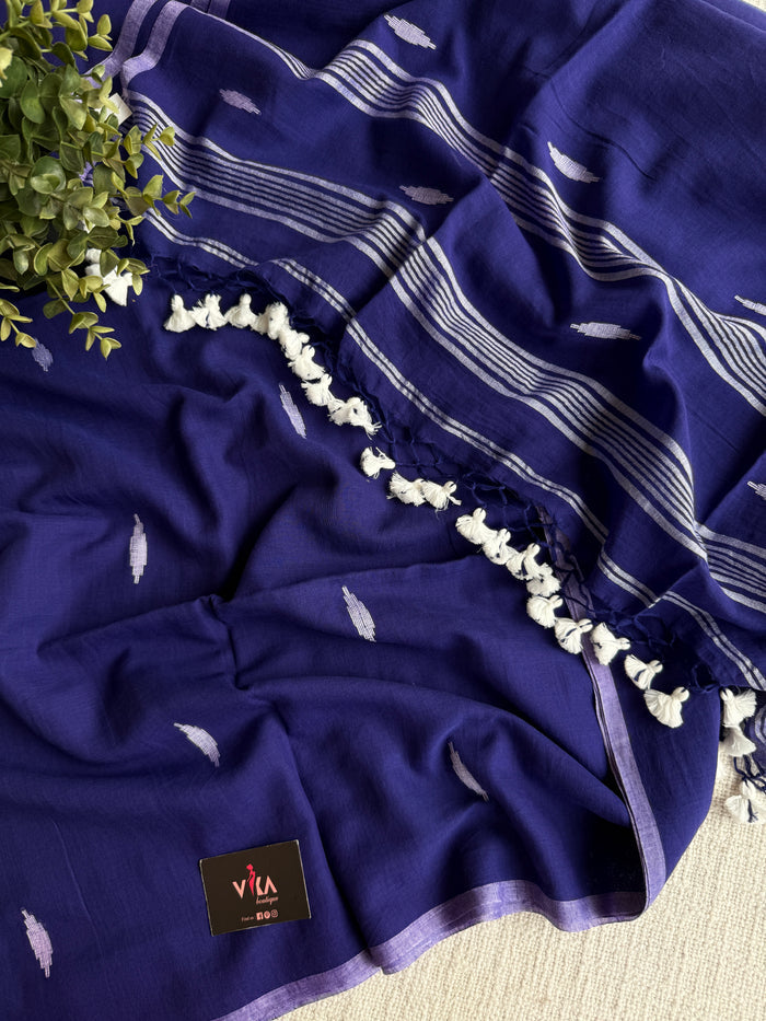 Bhutta weaving mul cotton saree