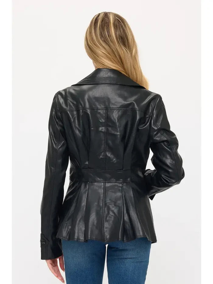 Black Atlas Utility Leather Jacket - Born To Glam