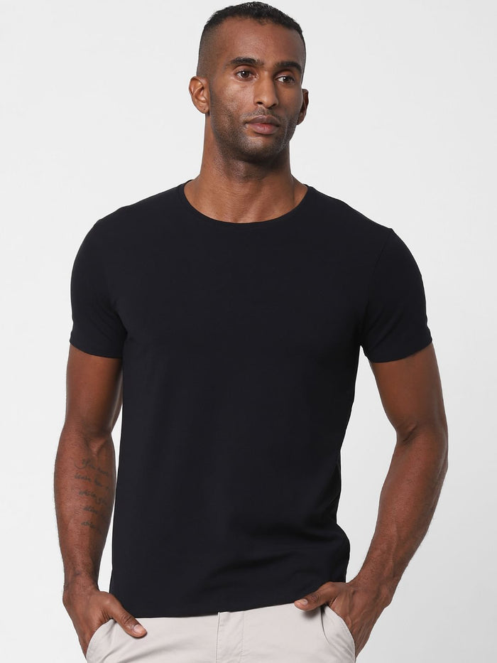 Black Crew Neck T-Shirt