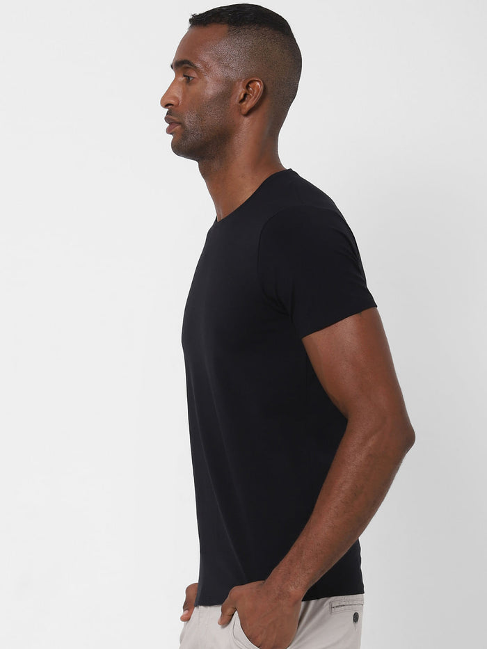 Black Crew Neck T-Shirt