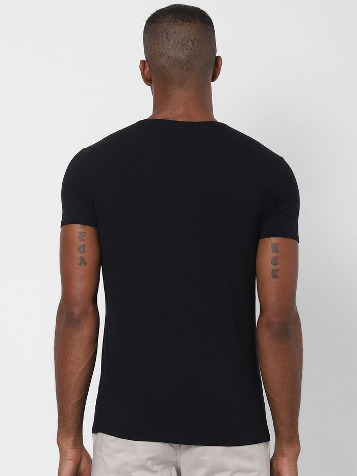 Black Crew Neck T-Shirt