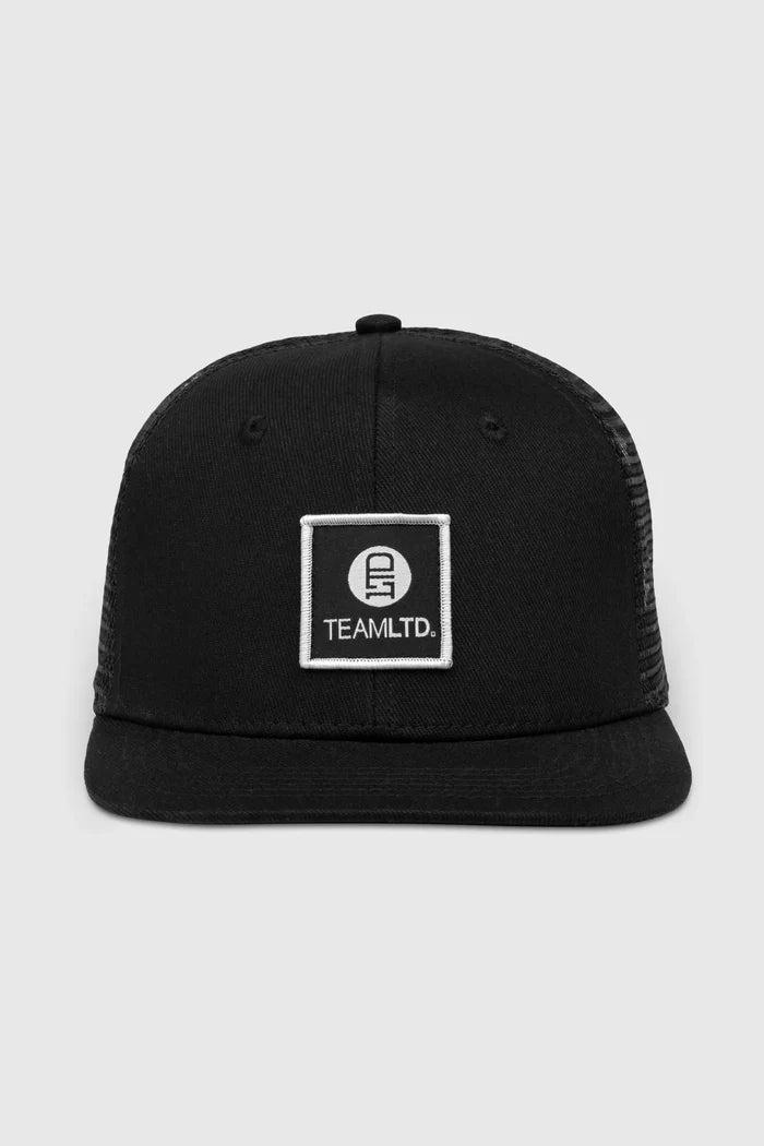 Black Logo Trucker Hats - Detail