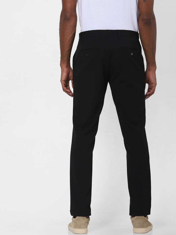 Black Slim Fit Formal Trousers