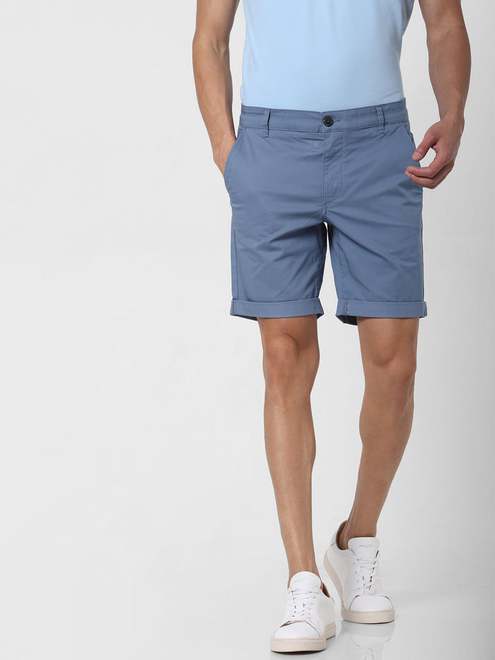 Blue Chino Shorts