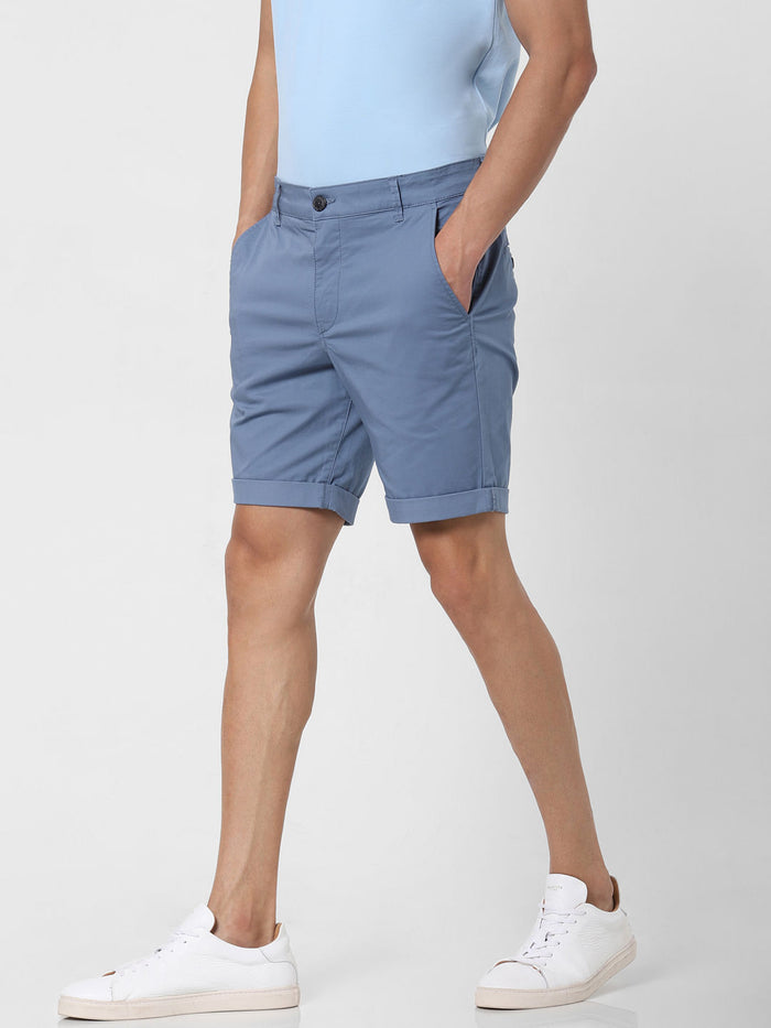Blue Chino Shorts