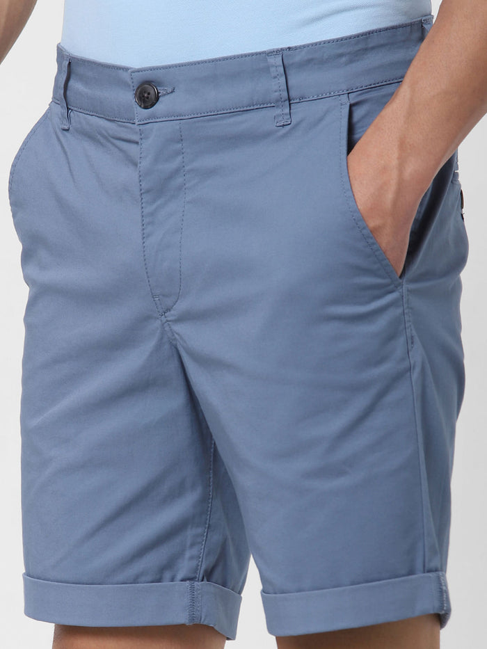Blue Chino Shorts