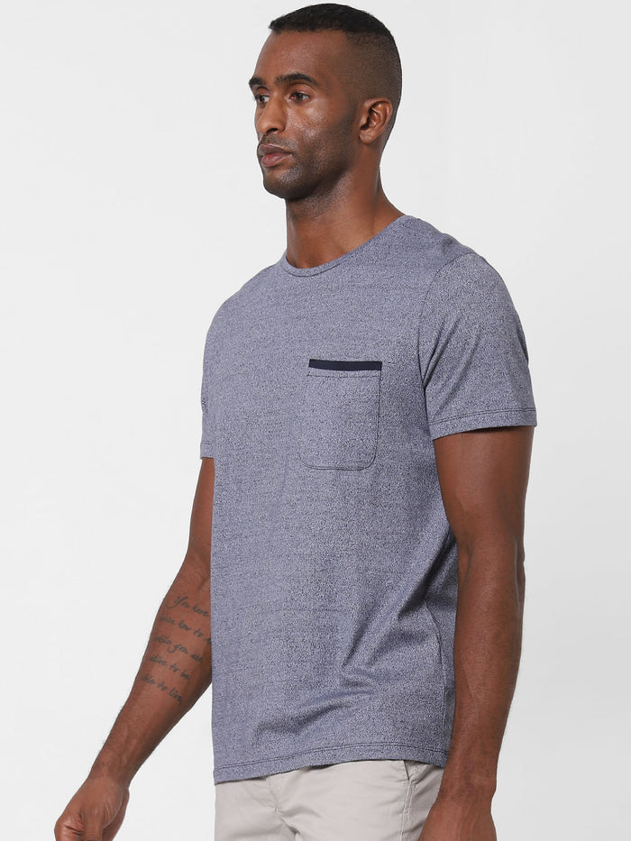 Blue Crew Neck T-Shirt
