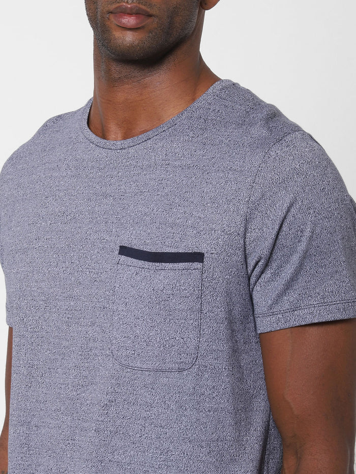 Blue Crew Neck T-Shirt
