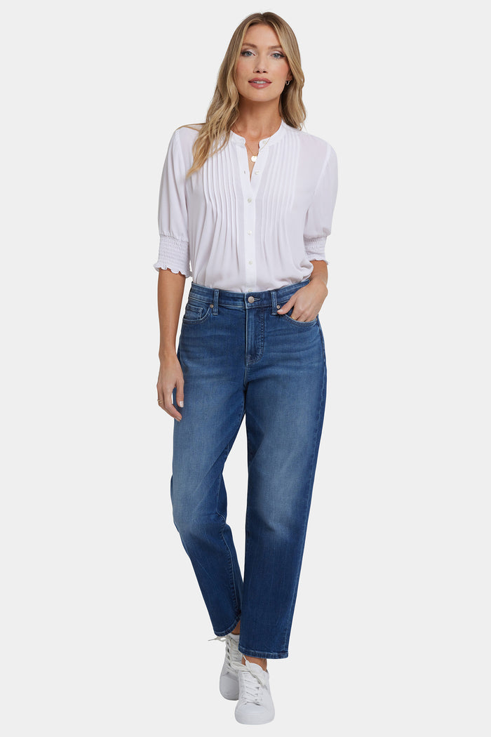 Boyfriend Jeans - Cool Marine