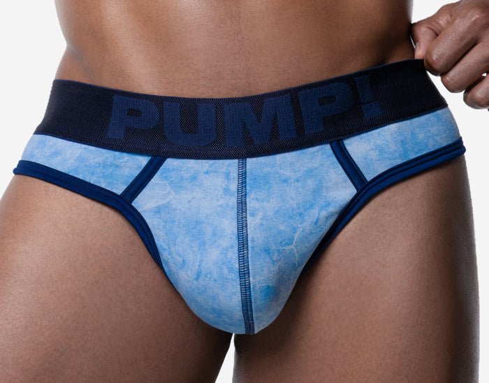 BUBBLE BLUE THONG