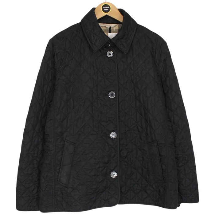 Burberry Brit Black Nova Check Lined Copford Quilted Jacket