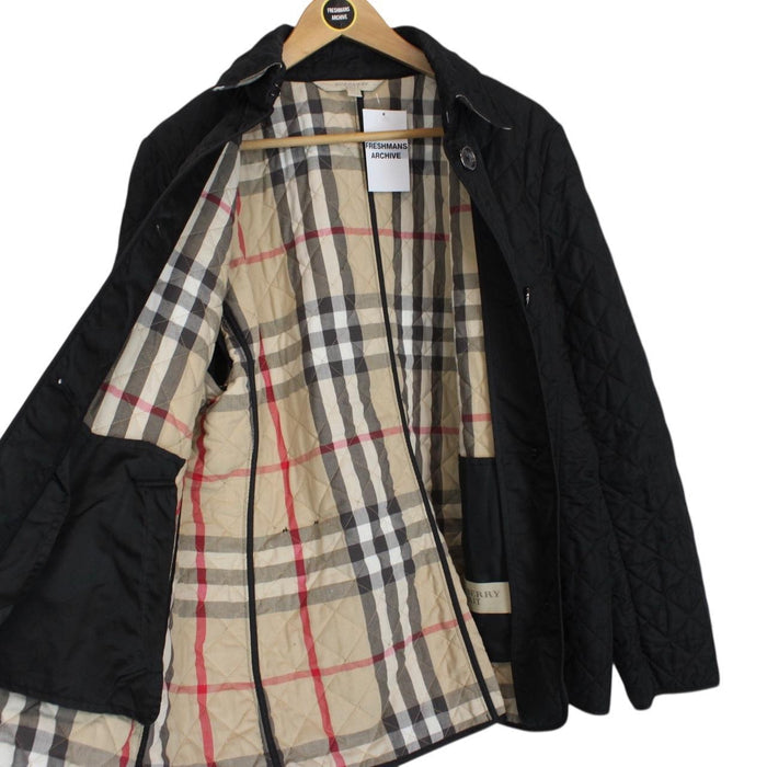 Burberry Brit Black Nova Check Lined Copford Quilted Jacket