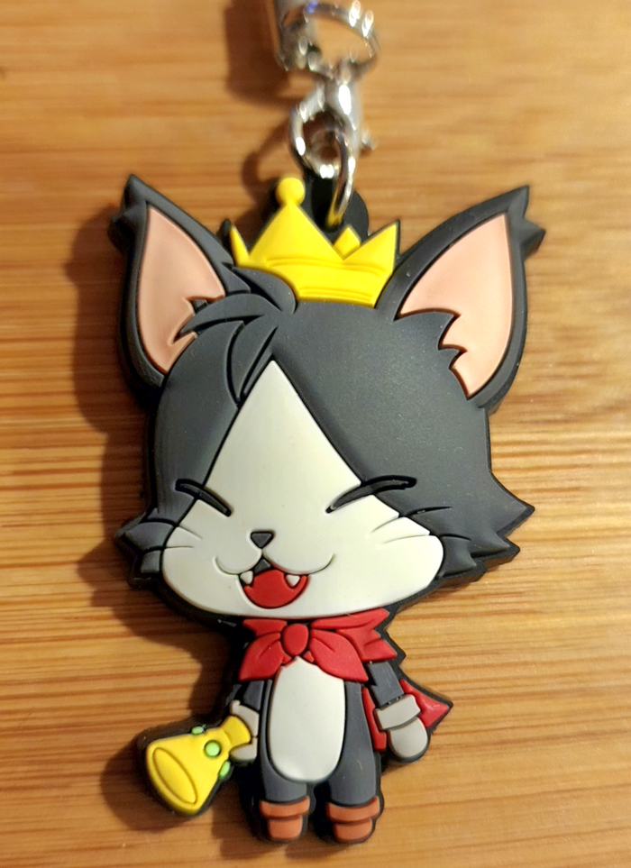 Cait Sith Final Fantasy 7 Theatrhythm Rubber Keychain Strap