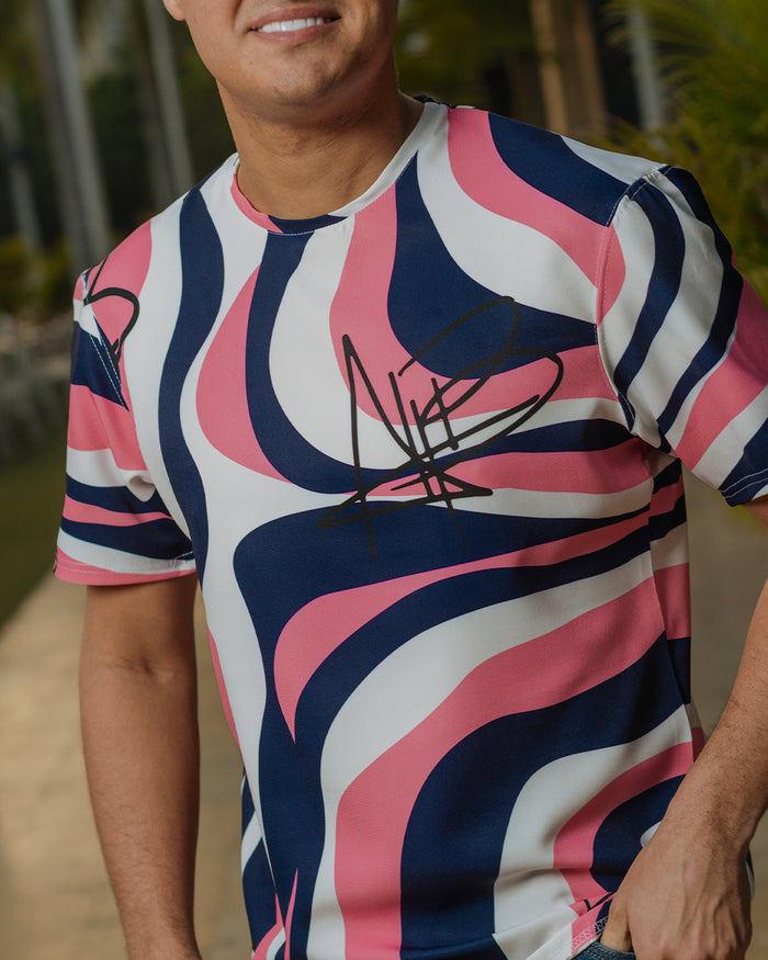 Camiseta oversize Rosada