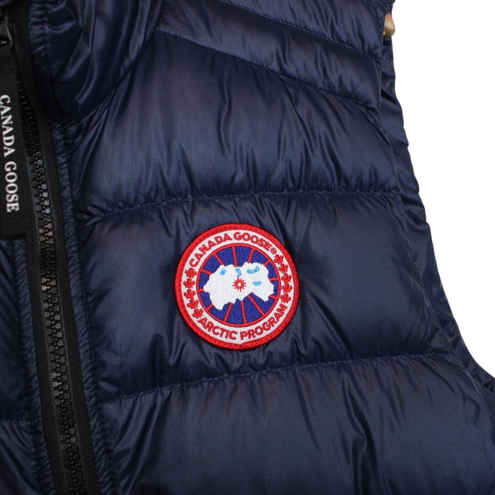 Canada Goose Crofton Navy Blue Nylon Down Gilet / Bodywarmer