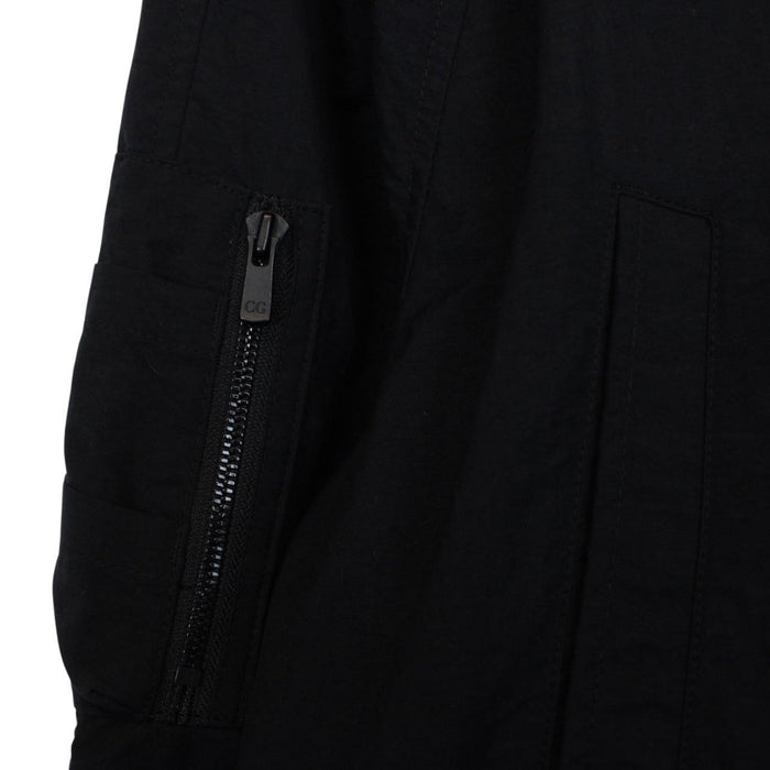 Canada Goose Black Faber Full Zip Nylon Bomber Jacket