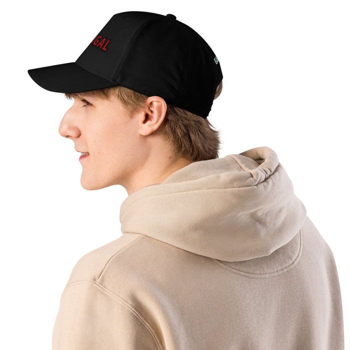 Casquette Portugal Lisboa noire - profil gauche