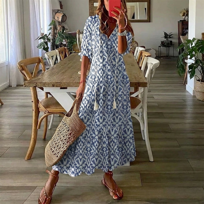 CASSIA™ - Boho Tummy Coverage Dress