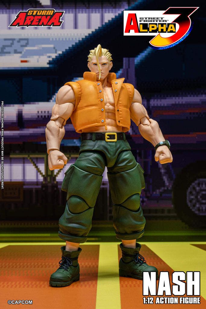 Charlie Nash Street Fighter Alpha 3 Storm Arena Action Figure