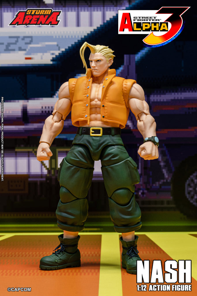 Charlie Nash Street Fighter Alpha 3 Storm Arena Action Figure