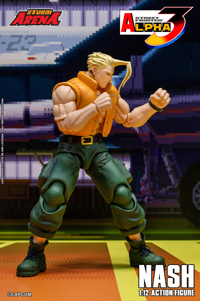 Charlie Nash Street Fighter Alpha 3 Storm Arena Action Figure