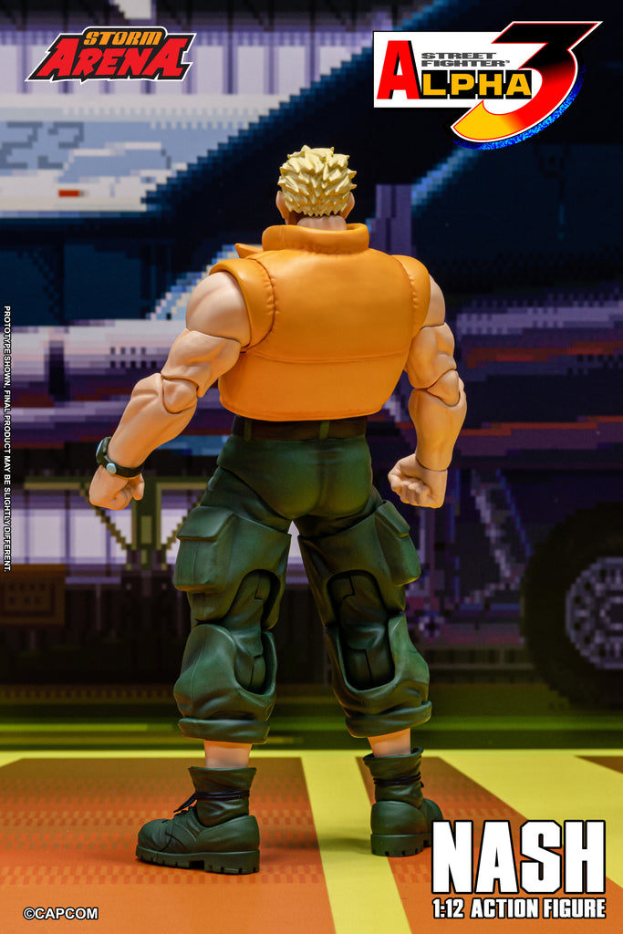 Charlie Nash Street Fighter Alpha 3 Storm Arena Action Figure