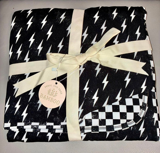 Check Your Bolts Quilted Blanket