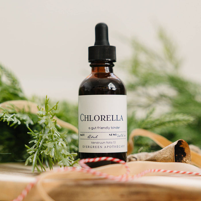 Chlorella, gut friendly binder - tincture