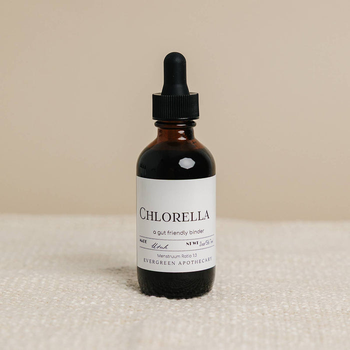 Chlorella, gut friendly binder - tincture