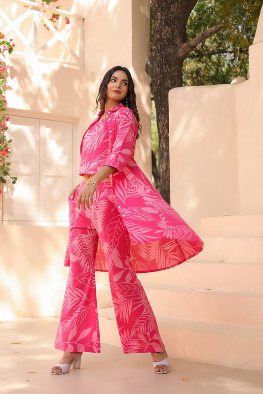 Cinder Three Piece Cotton Co-ord Set
