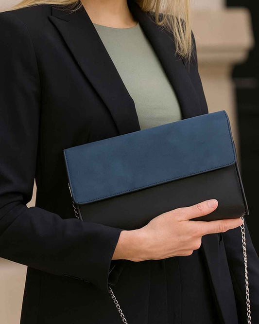 Claudine Leather Look Handbag - Image 1 - The Classic Boutique