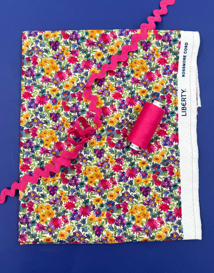 Clothkits® Easy Gathered Skirt Dressmaking Kit, Liberty Corduroy