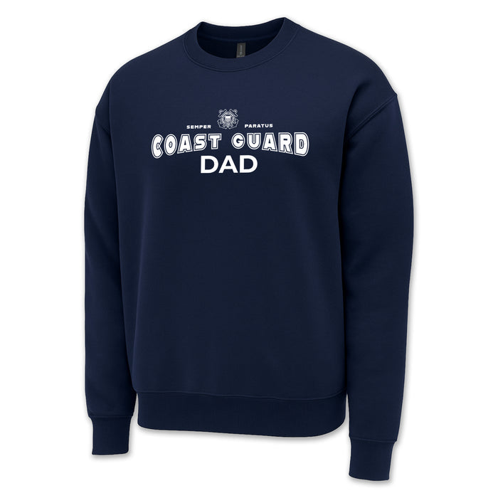 Coast Guard Dad Crewneck (Navy)