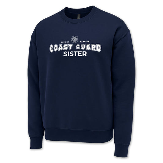 Coast Guard Sister Crewneck (Navy)