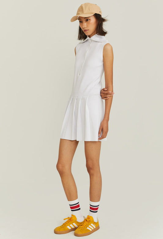 Collared Pique Polo Dress