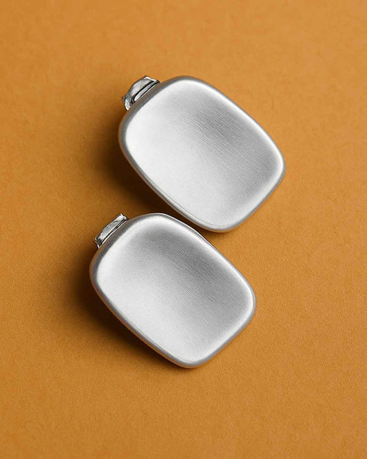 Collette Ladies Silver Effect Clip On Earrings - Silver - Image 1 - The Classic Boutique