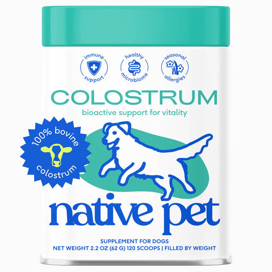 Colostrum Immune System Powder Supplement for Dog: 120 scoops