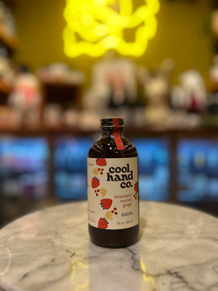 Cool Hand Co. Strawberry Cascara Ginger Shrub