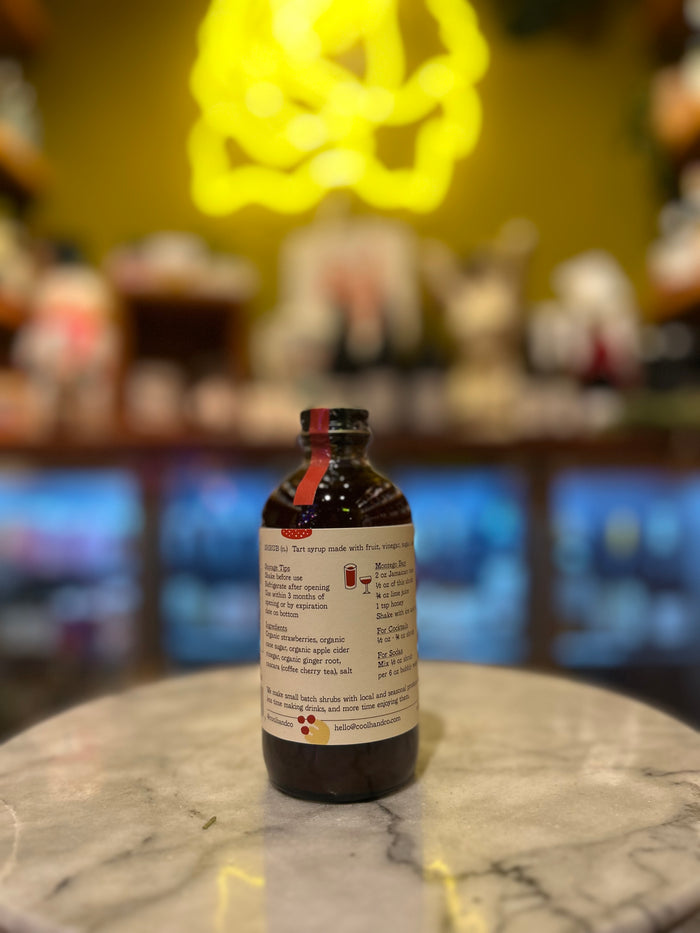 Cool Hand Co. Strawberry Cascara Ginger Shrub